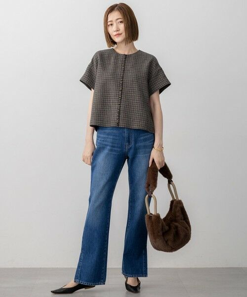 S size ONWARD(小さいサイズ) / エスサイズオンワード デニムパンツ | 【SLOW/一部店舗限定】スリット ストレート デニム | 詳細21