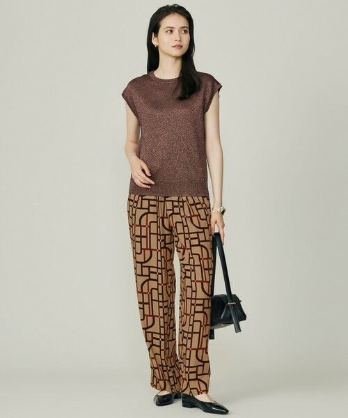 S size ONWARD(小さいサイズ) / エスサイズオンワード その他パンツ | 【カタログ掲載】ジオメトリックレトロプリント パンツ | 詳細1