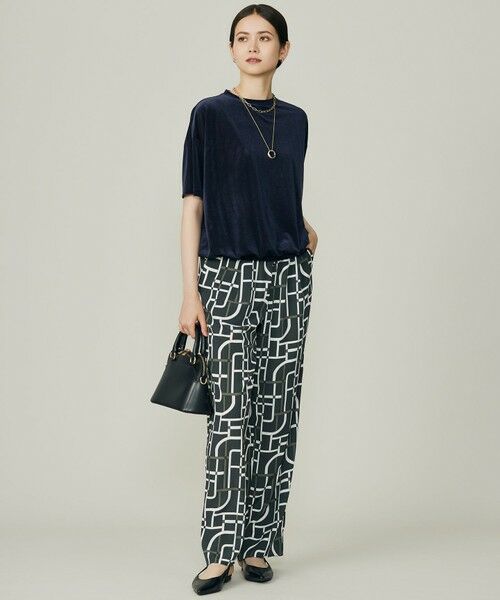 S size ONWARD(小さいサイズ) / エスサイズオンワード その他パンツ | 【カタログ掲載】ジオメトリックレトロプリント パンツ | 詳細14