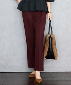 S size ONWARD(小さいサイズ) / エスサイズオンワード その他パンツ | 【SHIHOさん着用】TRスラブツイルテーパード パンツ