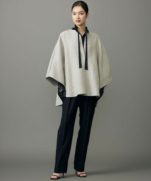 S size ONWARD(小さいサイズ) / エスサイズオンワード その他パンツ | 【SHIHOさん着用】TRスラブツイルテーパード パンツ | 詳細30