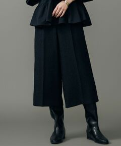 S size ONWARD(小さいサイズ) / エスサイズオンワード その他パンツ | 【SHIHOさん着用】ブライトリングツイード2タッククロップド パンツ