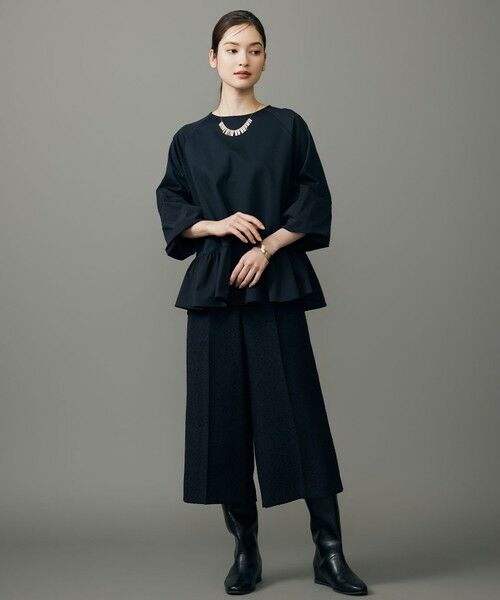 S size ONWARD(小さいサイズ) / エスサイズオンワード その他パンツ | 【SHIHOさん着用】ブライトリングツイード2タッククロップド パンツ | 詳細20