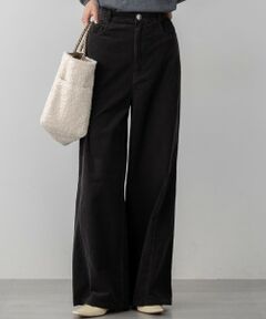オンワード樫山　23区S ガウチョパンツ　25SS 最新モデル シルクネップヘリンボーン ガウチョ パンツ / 23区