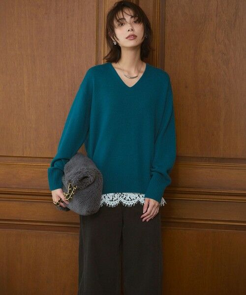 S size ONWARD(小さいサイズ) / エスサイズオンワード その他パンツ | 【滝沢眞規子さん着用/洗える】コットン コーデュロイ ワイド パンツ | 詳細20