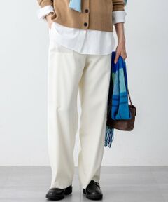 S size ONWARD(小さいサイズ) / エスサイズオンワード その他パンツ | 【洗える】ナチュラルストレッチサキソニー ベイカー ドロスト パンツ