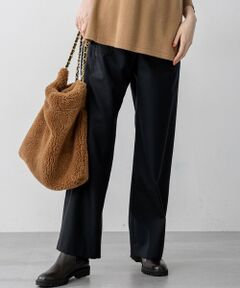 S size ONWARD(小さいサイズ) / エスサイズオンワード その他パンツ | 【洗える】ナチュラルストレッチサキソニー ベイカー ドロスト パンツ