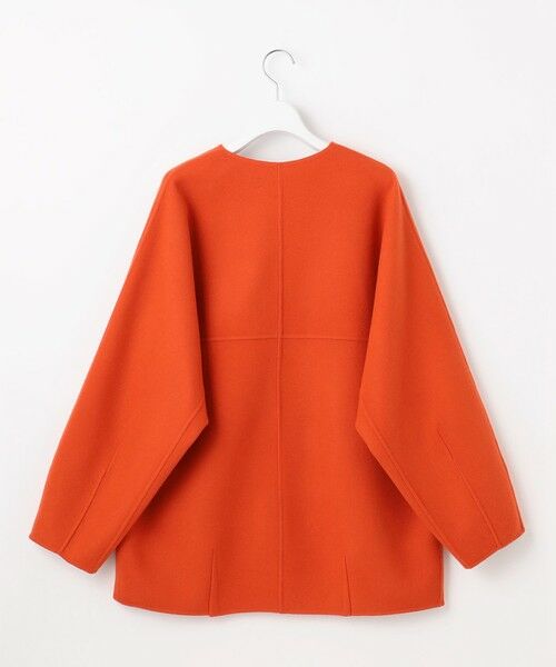 S size ONWARD(小さいサイズ) / エスサイズオンワード その他アウター | 【SHIHOさん着用】ウールリバーノーカラー コート | 詳細22