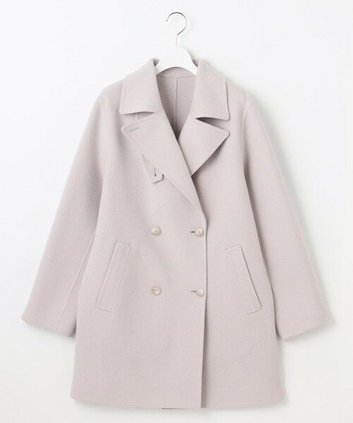 S size ONWARD(小さいサイズ) / エスサイズオンワード その他アウター | ウールリバーダブルブレストコート | 詳細7