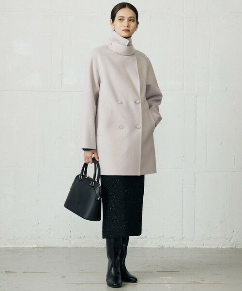S size ONWARD(小さいサイズ) / エスサイズオンワード その他アウター | ウールリバーダブルブレストコート | 詳細4