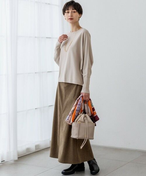 S size ONWARD(小さいサイズ) / エスサイズオンワード ミニ・ひざ丈スカート | 【SLOW/一部店舗限定】ソフトコーデュロイ マーメイド スカート | 詳細22