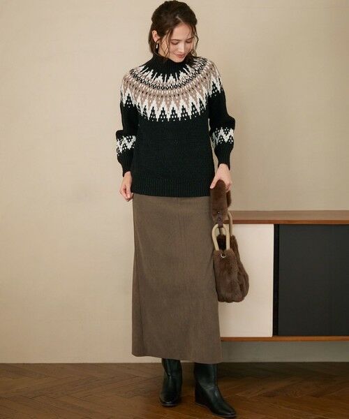 S size ONWARD(小さいサイズ) / エスサイズオンワード ミニ・ひざ丈スカート | 【SLOW/一部店舗限定】ソフトコーデュロイ マーメイド スカート | 詳細16