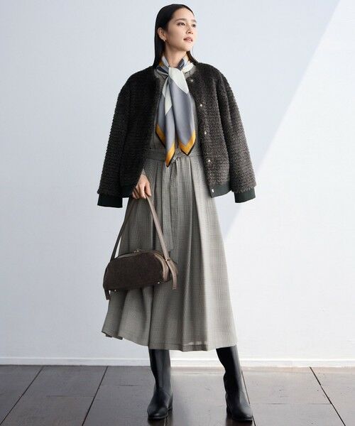 S size ONWARD(小さいサイズ) / エスサイズオンワード ミニ・ひざ丈スカート | 【カタログ掲載】TWハイツイストビエラ スカート | 詳細9