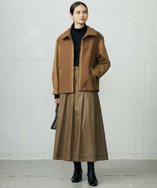 S size ONWARD(小さいサイズ) / エスサイズオンワード ミニ・ひざ丈スカート | 【カタログ掲載】ラスタータイプライター スカート | 詳細2