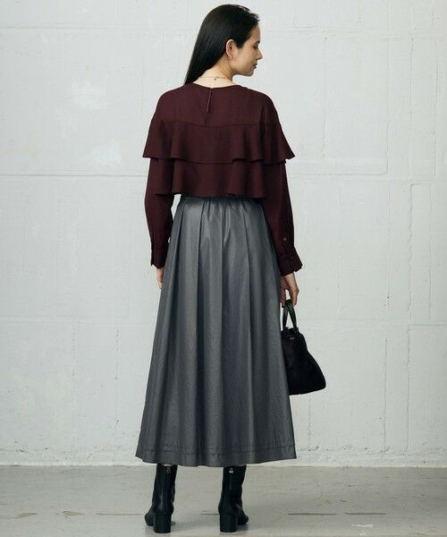 S size ONWARD(小さいサイズ) / エスサイズオンワード ミニ・ひざ丈スカート | 【カタログ掲載】ラスタータイプライター スカート | 詳細11