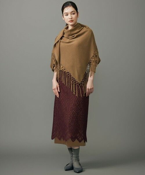 S size ONWARD(小さいサイズ) / エスサイズオンワード ミニ・ひざ丈スカート | 【SHIHOさん着用】バイカラーレース スカート | 詳細5