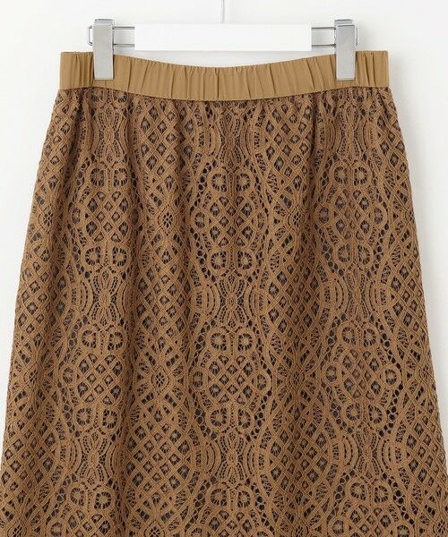 S size ONWARD(小さいサイズ) / エスサイズオンワード ミニ・ひざ丈スカート | 【SHIHOさん着用】バイカラーレース スカート | 詳細11