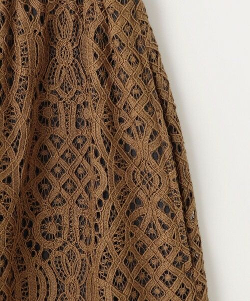 S size ONWARD(小さいサイズ) / エスサイズオンワード ミニ・ひざ丈スカート | 【SHIHOさん着用】バイカラーレース スカート | 詳細16