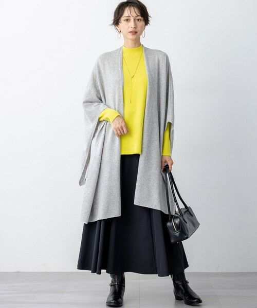 S size ONWARD(小さいサイズ) / エスサイズオンワード ミニ・ひざ丈スカート | 【洗える】ストレッチタイプライター フレア スカート | 詳細8