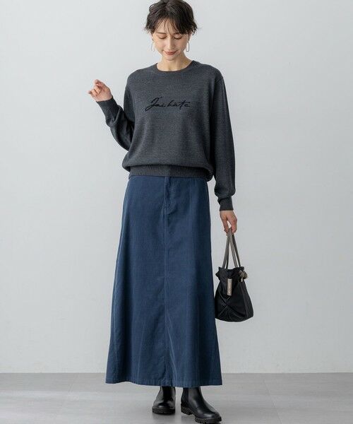 S size ONWARD(小さいサイズ) / エスサイズオンワード ミニ・ひざ丈スカート | 【Oggi11月号掲載/洗える】コットン コーデュロイ スカート | 詳細22