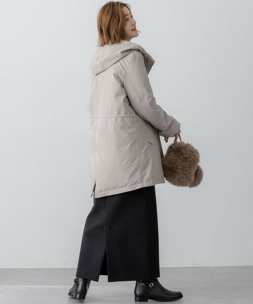 S size ONWARD(小さいサイズ) / エスサイズオンワード ミニ・ひざ丈スカート | 【洗える】コットンエアーダンボール Iライン スカート | 詳細13