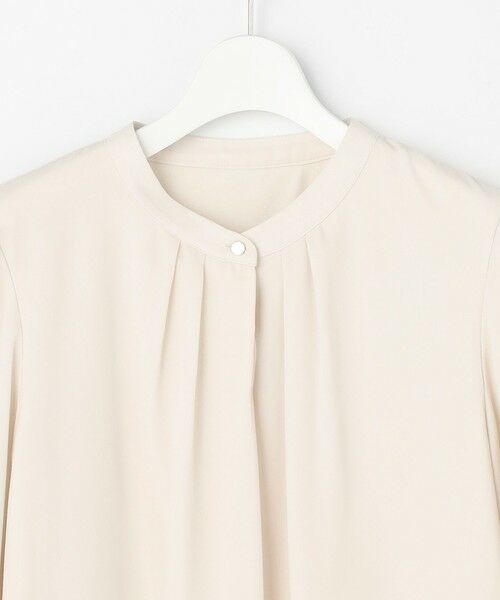 S size ONWARD(小さいサイズ) / エスサイズオンワード シャツ・ブラウス | 【裏起毛】エニポカ バンドカラー ブラウス | 詳細6