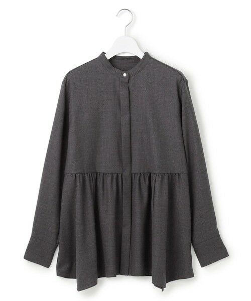 S size ONWARD(小さいサイズ) / エスサイズオンワード シャツ・ブラウス | 【洗える】TWビエラ イレギュラーヘム ブラウス | 詳細4