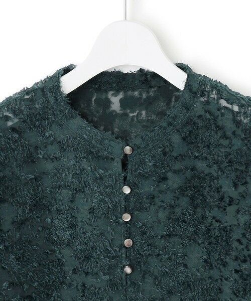 S size ONWARD(小さいサイズ) / エスサイズオンワード シャツ・ブラウス | 【洗える】シアーカットジャカード ブラウス | 詳細11