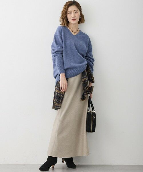 S size ONWARD(小さいサイズ) / エスサイズオンワード シャツ・ブラウス | 【洗える】ブラッシュド ビエラチェック シャツ | 詳細26