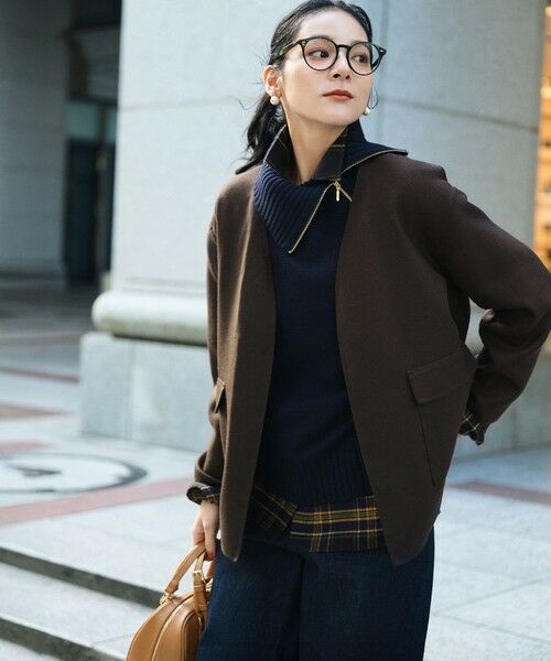 S size ONWARD(小さいサイズ) / エスサイズオンワード シャツ・ブラウス | 【洗える】ブラッシュド ビエラチェック シャツ | 詳細27