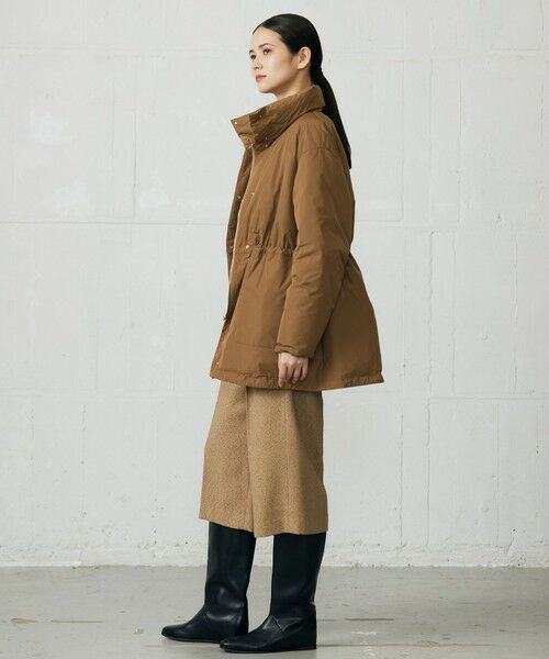 S size ONWARD(小さいサイズ) / エスサイズオンワード ダウンジャケット・ベスト | 【カタログ掲載】マイクロタッサーダウンスタンドカラー コート | 詳細3