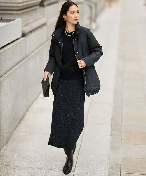 S size ONWARD(小さいサイズ) / エスサイズオンワード ダウンジャケット・ベスト | 【カタログ掲載】マイクロタッサーダウンスタンドカラー コート | 詳細20