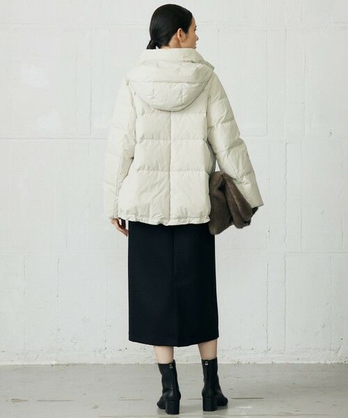 S size ONWARD(小さいサイズ) / エスサイズオンワード ダウンジャケット・ベスト | 【WEB限定カラーあり・SHIHOさん着用】マイクロタッサーダウン コート | 詳細4