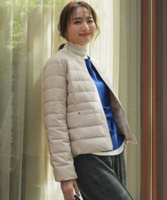 S size ONWARD(小さいサイズ) / エスサイズオンワード ダウンジャケット・ベスト | 【2WAY】ノーカラーダウン ジャケット