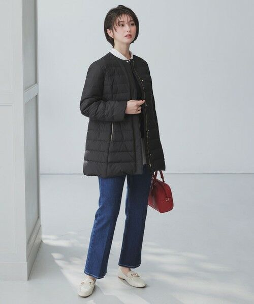 S size ONWARD(小さいサイズ) / エスサイズオンワード ダウンジャケット・ベスト | 【2WAY】ノーカラーミドル ダウン | 詳細24