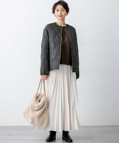 S size ONWARD(小さいサイズ) / エスサイズオンワード ダウンジャケット・ベスト | 中綿パディング コンパクト アウター | 詳細3