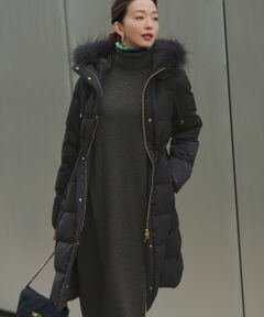 S size ONWARD(小さいサイズ) / エスサイズオンワード ダウンジャケット・ベスト | 【撥水加工】ブライトウール ロングダウンコート