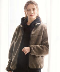 S size ONWARD(小さいサイズ) / エスサイズオンワード ブルゾン | 【SLOW/一部店舗限定】エコファー ブルゾン