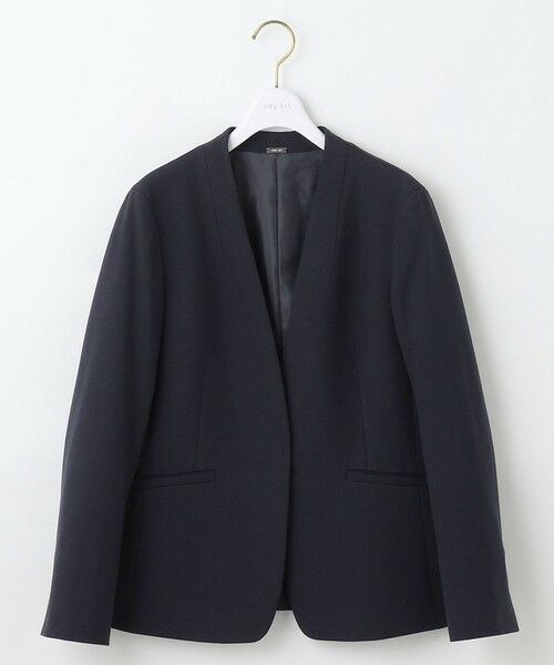 S size ONWARD(小さいサイズ) / エスサイズオンワード ノーカラージャケット | ビューティサーモ2WAYストレッチ ノーカラージャケット | 詳細22