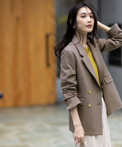 S size ONWARD(小さいサイズ) / エスサイズオンワード テーラードジャケット | ビューティサーモ2WAYストレッチ テーラードジャケット | 詳細3