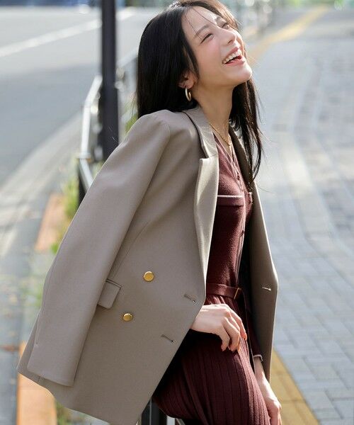 S size ONWARD(小さいサイズ) / エスサイズオンワード テーラードジャケット | ビューティサーモ2WAYストレッチ テーラードジャケット | 詳細2