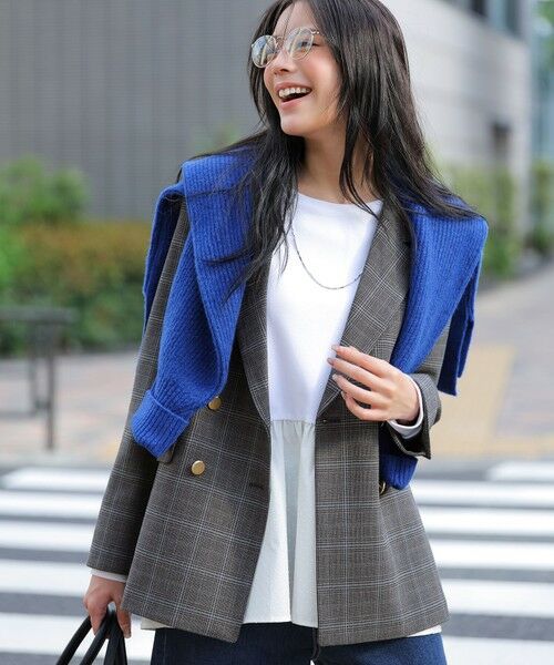 S size ONWARD(小さいサイズ) / エスサイズオンワード テーラードジャケット | ビューティサーモ2WAYストレッチ テーラードジャケット | 詳細25