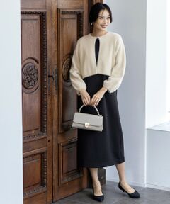 S size ONWARD(小さいサイズ) / エスサイズオンワード カーディガン・ボレロ | 【洗える】フェザーボレロ カーディガン