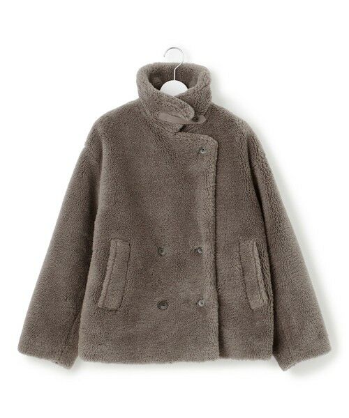 S size ONWARD(小さいサイズ) / エスサイズオンワード その他アウター | 【CanCam11月号掲載】ECOPELテディボア ダブルフロント アウター | 詳細10