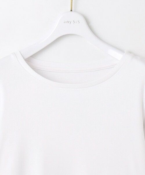 S size ONWARD(小さいサイズ) / エスサイズオンワード カットソー | スムースコンビペプラム カットソー | 詳細11