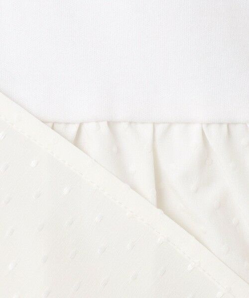 S size ONWARD(小さいサイズ) / エスサイズオンワード カットソー | スムースコンビペプラム カットソー | 詳細14