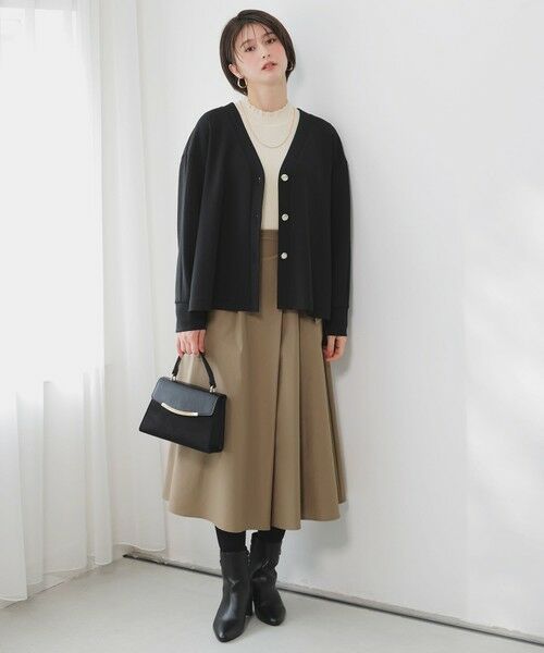 S size ONWARD(小さいサイズ) / エスサイズオンワード カーディガン・ボレロ | カットジョーゼット カーディガン | 詳細12