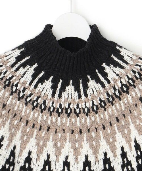 S size ONWARD(小さいサイズ) / エスサイズオンワード ニット・セーター | 【SLOW/一部店舗限定】ジャカード ハイネック ニット | 詳細6