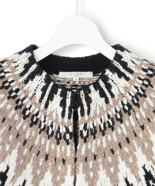 S size ONWARD(小さいサイズ) / エスサイズオンワード ニット・セーター | 【SLOW/一部店舗限定】ジャカード カーディガン | 詳細6