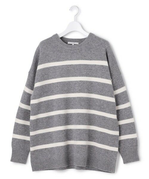 S size ONWARD(小さいサイズ) / エスサイズオンワード ニット・セーター | 【SLOW/一部店舗限定】ソフトウール ボーダー ニット | 詳細2